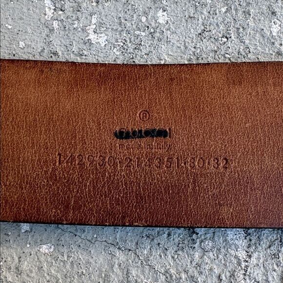 Gucci coated canvas monogram belt